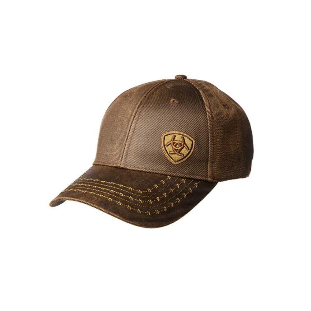 2999 Oilskin Corner Logo Cap, Brown, One Size